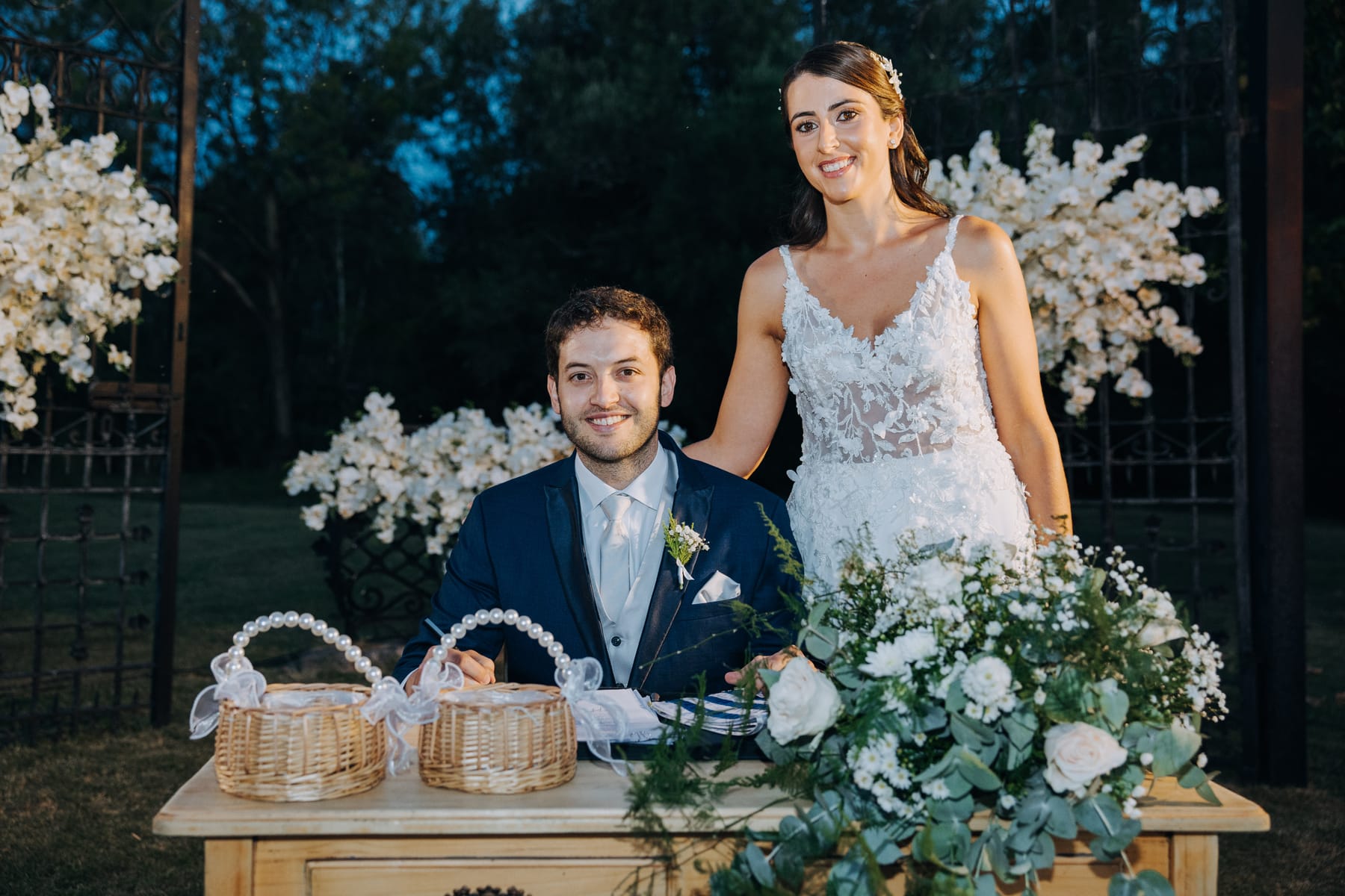 Boda — retrato de los novios, evento a cargo de Cecilia Eriksson Eventos